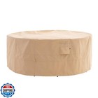 WJ-X3 Round Patio Furniture Cover, 72" D x 31" H, Waterproof, UV 
