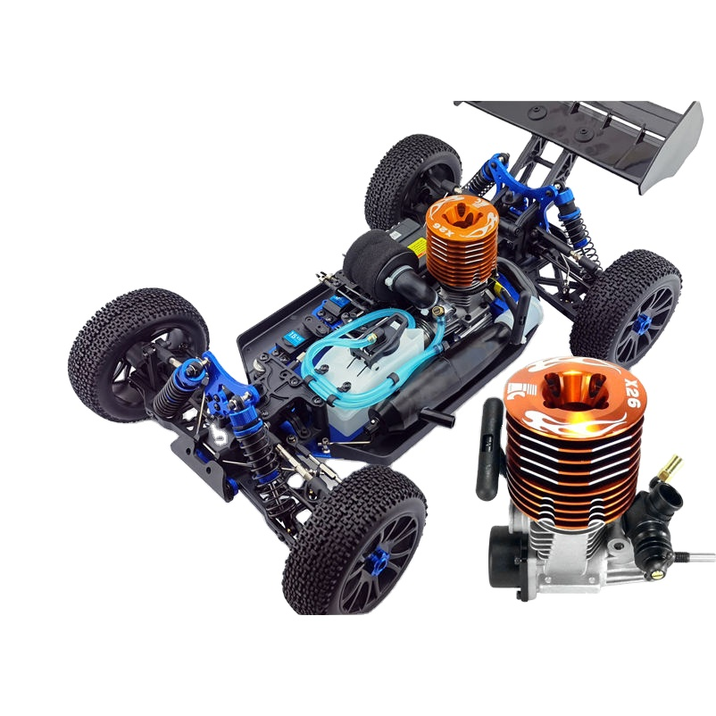 Nitro Rc Buggy 1/8 Nitro RC Off-Road Buggy Gas Powered Remote Control Car Speed ...