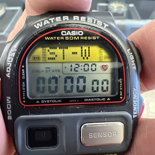 Casio BP-100 Blood Pressure Monitor Watch Original W. Box Manuals( Defect Brand) - Picture 5 of 11