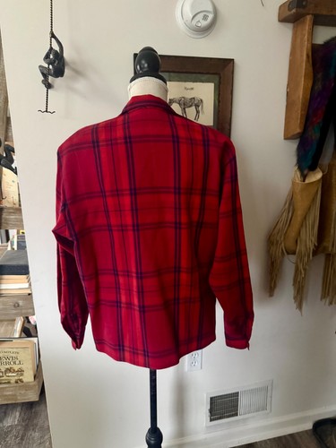 Vintage CHRISTIAN DIOR 100% Wolle Karo Blazer 8 - Bild 5 von 6