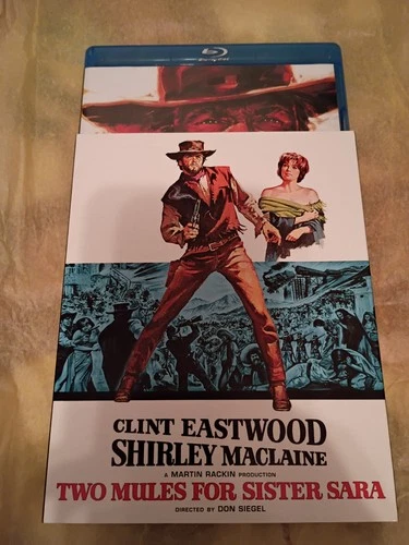 Two Mules for Sister Sara Blu-Ray Kino with Slipcover 2 discs