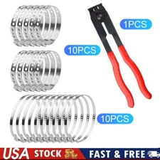 For Auto / ATV CV Joint Axle Boot Clamp Pliers Tool + 20 Crimp Bands Replace