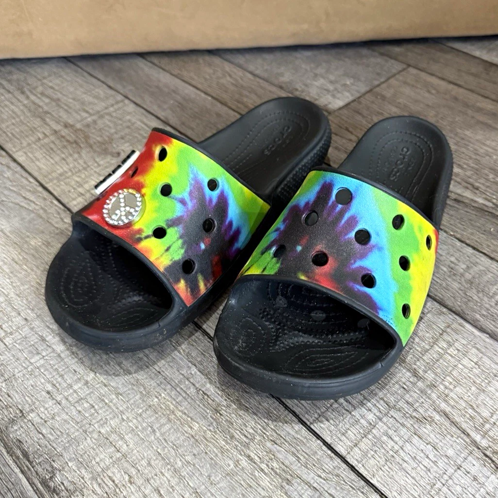 Crocs Black Slide Sandals for Men for sale | eBay display picture 1