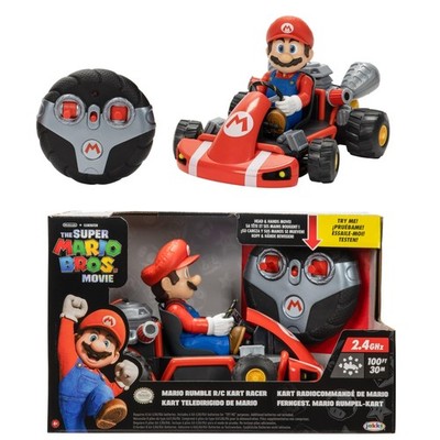 Super Mario BROS. Movie Rumble Kart RC Racer   2.4GHz Full-Function Remote
