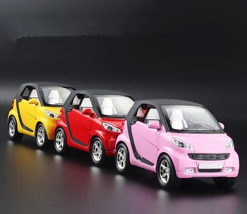 1:32 Pull Back Model Car Toy Kids Gifts With Sound&Light Effect For Smart ForTwo - Picture 10 of 25
