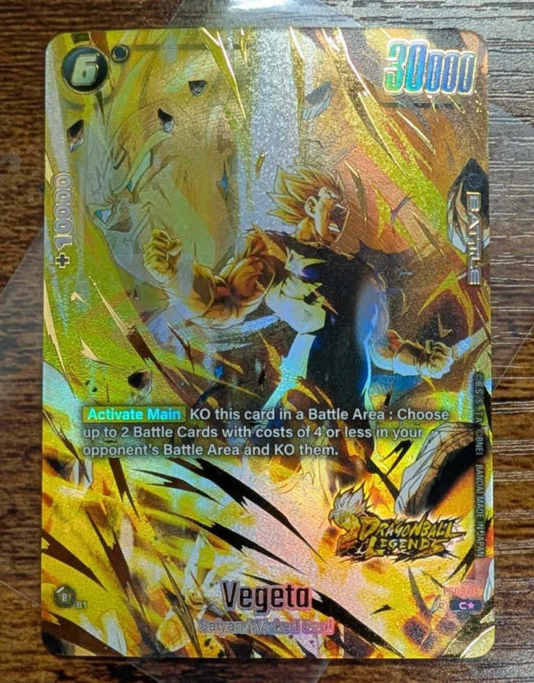Vegeta FS09-15 Bonus Pack Alternate Art Promo Dragon Ball Card