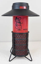 Vintage Rare 1970s Pizza Hut Table Candle with Holder Pete Logo 10" Tall