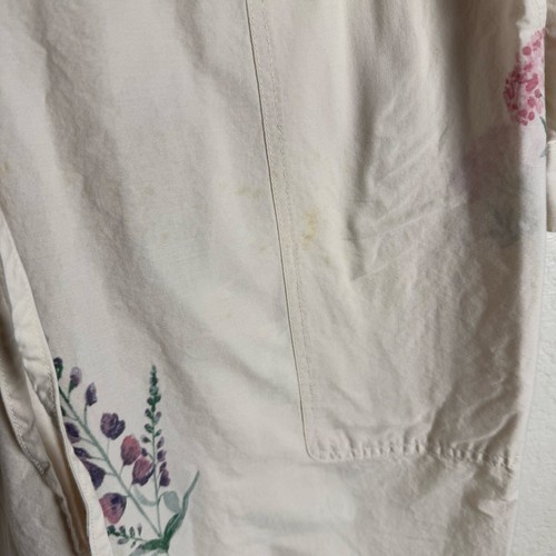 Splendid Blossom Off White Floral Print Long Sleeve Jumpsuit Size Large - Bild 16 von 19