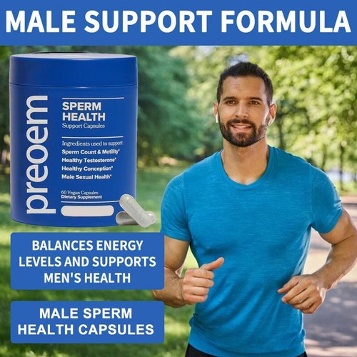 60caps Male Fertility Supplement | Increase Semen Volume, Sperm Count |Natural - - Imagen 9 de 11