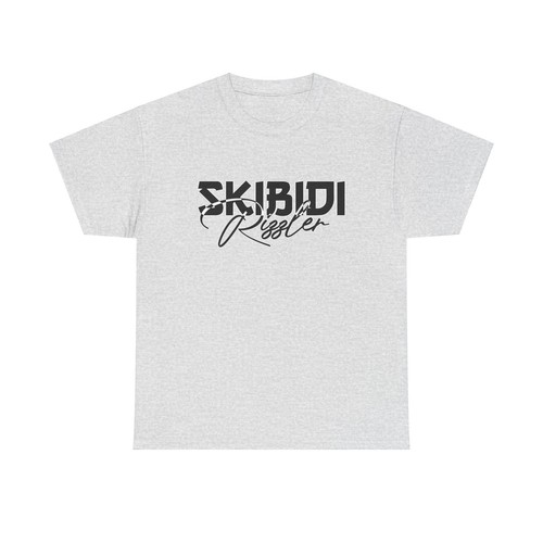 Skibidi Rizzler Unisex Heavy Cotton Tee Rizz Up - Picture 10 of 49