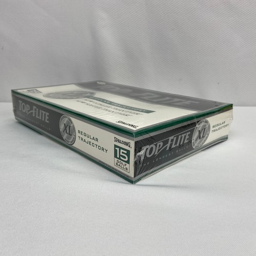 Spalding Top Flite XL Titanium Distance Regular Trajectory 15 Golf Balls NEW! - Picture 3 of 4