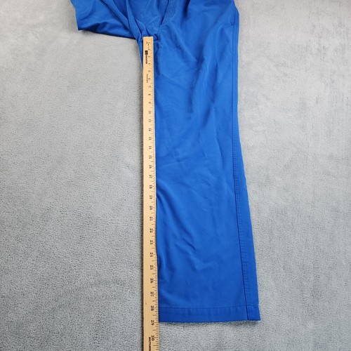 Lot of 2 FIGS Scrub Pants Mens Small Royal Blue Pockets Drawstring Waist Stretch - Picture 4 of 13