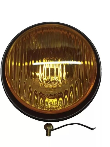 2x HELLA BERNSTEIN GELBE LINSE FAHRLICHT STRAHLER SPOT LAMPEN - Bild 6 von 8