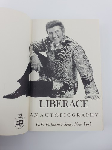 Liberace: Eine Autobiographie - weißer Umschlag Gold Text 1973 Vintage Buch - Bild 9 von 10