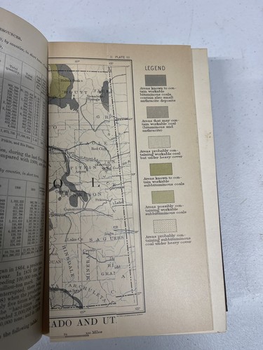 Antique 1908-1913 Book Mineral Resources U.S Geological Survey - Picture 18 of 24