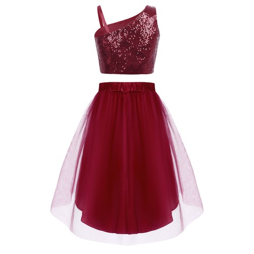 UK Petals Flower Girl Dress Princess Bridesmaid Wedding Formal Party Long Gown - Picture 13 of 82
