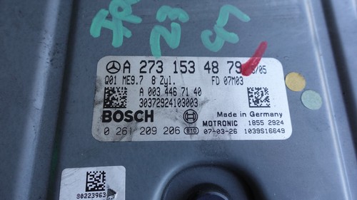 2008 Mercedes-Benz GL450 M273 ECU Engine Control Module A 273 153 48 79 OEM - Picture 2 of 2