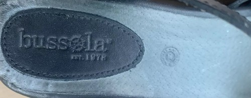 Bussola Black Leather Cork Wedge Sandal EU41 US10 - Picture 11 of 11