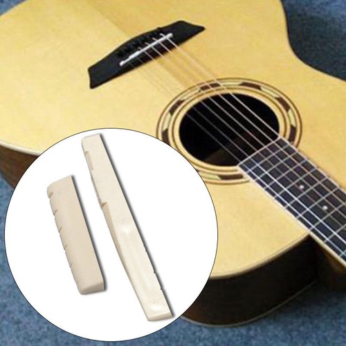Saddle Acoustic Guitar 6* Bridge Pins 1* saddle 1* bridge For Guitar. - Picture 6 of 12