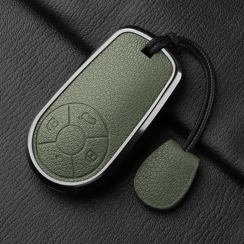 Aluminum Alloy Goatskin Car Key Case Cover For Greatwall Ora R1 R2 Good Cat GT - Bild 26 von 34