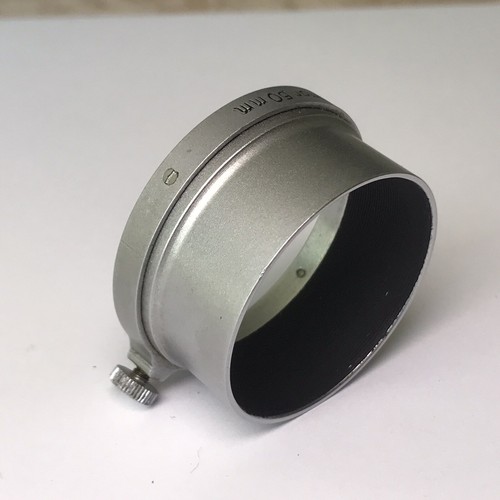 *Near MINT* E Leitz Wetzlar FISON Leica Elmar 50mm 5cm Metal Clamp on Lens Hood - Picture 6 of 8