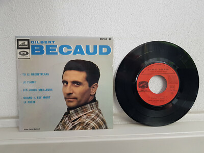 Gilbert Becaud - Tu Le Regretteras / Quand Il Est Mort Le Poète  Je T'aime 7  EP