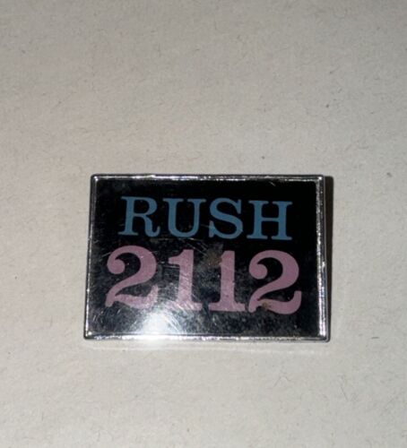 Vintage Rush 2112 Album Pin Anstecker Rock Musik Memorabilia Sammlerstücke Band 1976