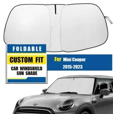 Custom For Mini Cooper 2015-2024 Car Windshield Sun Shade Front Shield Cover