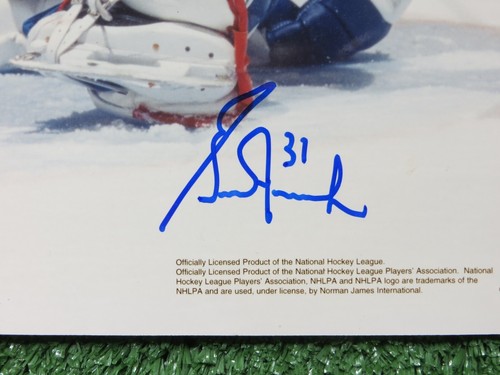 GRANT FUHR ST. LOUIS BLUES FIRMATA FOTO 8x10 ricordi montati - Foto 2 di 3