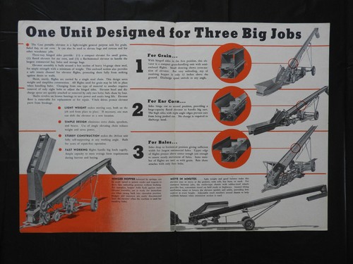 1949 J I Futerał ochronny " Model E 3-WAY Przenośna winda " Katalog sprzedaży Bardzo dobry - Zdjęcie 2 z 3