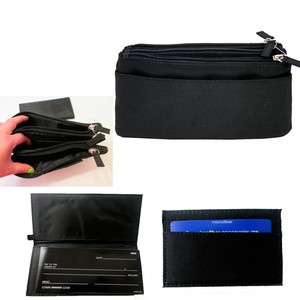 Travel-Cosmetic-Bag-Purse-Organizer-Clutch-Wallet-Makeup-Pouch-Toiletry-Case-Blk