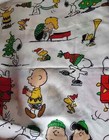 Shower Curtain Peanuts Snoopy Charlie Brown Woodstock Christmas Fabric 2018