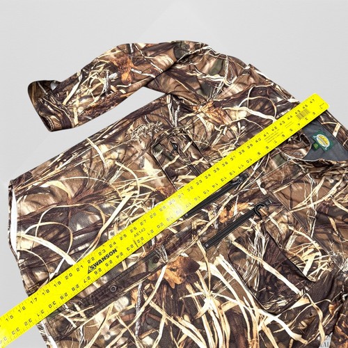 Cabelas Hunting Shirt Jacket Sz Large Advantage Max 4 HD Camo Lined Soft RARE - Picture 13 of 14