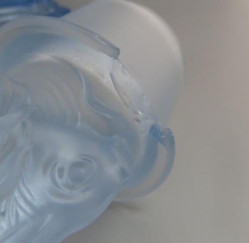 Walther & Söhne Sohne blue frosted glass Arabella Frog with Acanthus Bowl - Picture 11 of 24