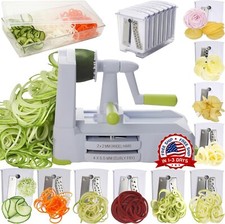 Rebanadora Espiral Servicio Vegetales Mejor Espagueti Pasta Vegetariana 10Cuchil