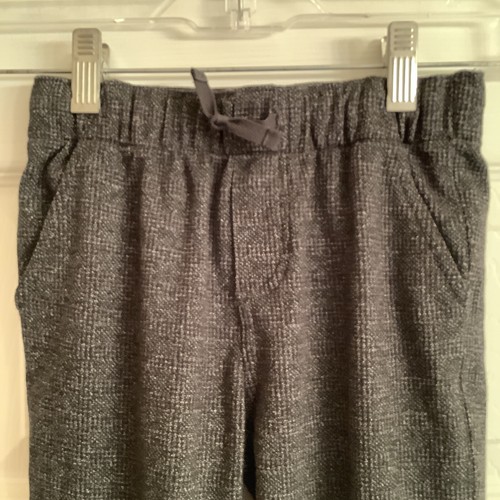 Janie & Jack Jogger Pants Boys Size 5 Black Stretch Pockets - Picture 3 of 6
