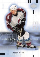 Milan Hejduk 2001 Upper Deck Mask Collection #21 Colorado Avalanche
