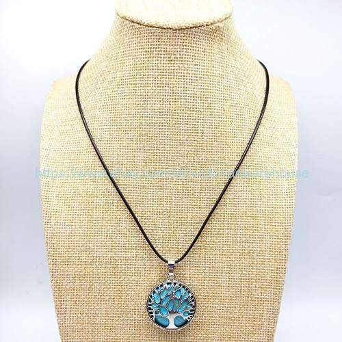 10pcs wholesale tree of life pendant necklace natural gemstone jewelry healing - Picture 3 of 12