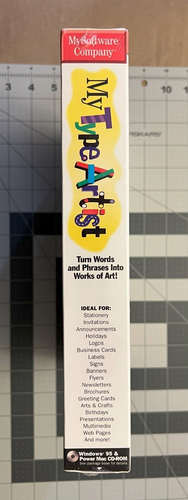 Vintage Mysoftware Company My Type Artist Software Windows 95 & Power Mac CD-ROM - Picture 6 of 8