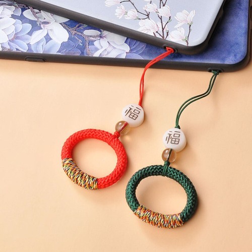 4 Pcs Raggine Anello Antidriccia Cordino Con Ciondolo Per Telefono Nylon - Photo 7/12