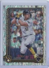 2025 Topps Holofoil Parallel #93 Rhys Hoskins Milwaukee Brewers MLB 1B MIL