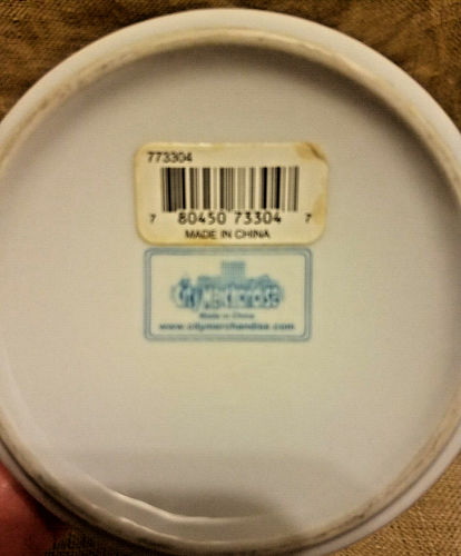 Posacenere vintage City Merchandise marca City of New York vigili del fuoco - Foto 4 di 7