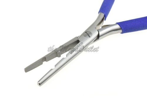 Hair Extension Fitting And Removal Plier 7" Half & Full Hole 3.6mm No Slip Grip - Picture 2 of 5