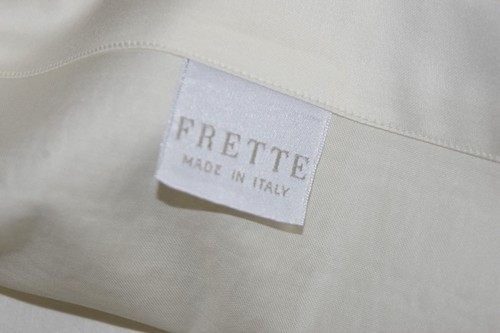 $620 FRETTE CLESSIDRA PIZZO EMBROIDERY MACRAME LACE 2 EURO SHAMS IVORY ITALY NEW - Picture 7 of 10