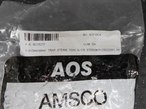AMSCO 129222-00 1/2" STEAM TRAP 125 SWP - Picture 2 of 5