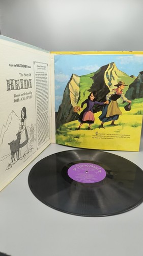 Walt Disney's The story of HEIDI 1968 Vinyl 33rpm LP Disneyland 3967 STEREO  - Picture 9 of 11