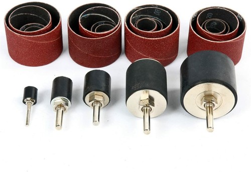 25 Stck. Schleifen Runde Trommel Set für Holzbearbeitung Bohrer Presse Schleifer Hülsen Werkzeug Kit - Bild 4 von 8