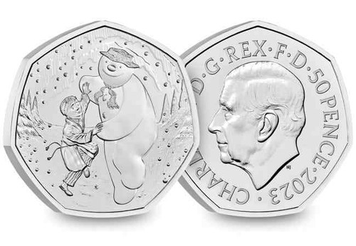 2018 2020 2021 o 2022 The Snowman moneda de 50 peniques monedas Royal Mint del Reino Unido - Imagen 16 de 24