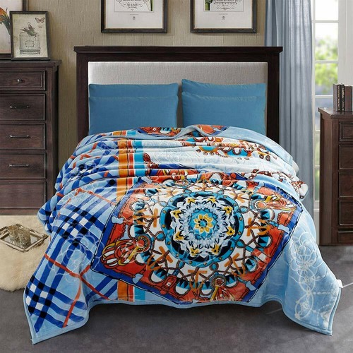 Clearance - Coperta Pesante Visone Pile Calda Coperta King/Queen 10 libbre - Foto 8 di 60
