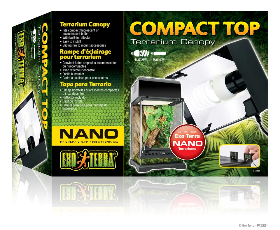 Exo Terra Compact Top Terrarienlampen Abdeckung - Grösse: 20 x 9 x 15 cm - Bild 1 von 1